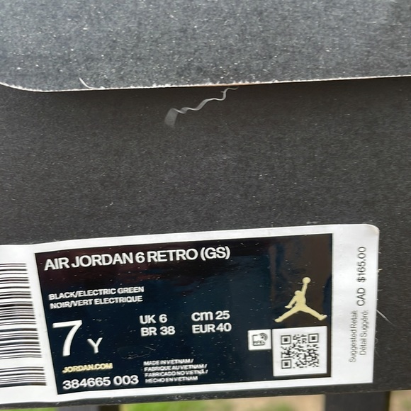 Jordan 6 Retro Electric Green - Picture 5 of 7